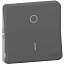 Переключатель 2-полюсный, механизм IP55 (антрацит) Mureva Styl Schneider Electric. Вид 1.