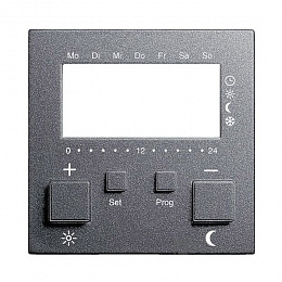 Накладка на термостат (антрацит) System 55 Gira. Вид 1