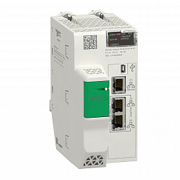M580 цпу уровень 5, озу 24 mb, dio+rio (до 31 ст. x80+quantum io), лакир. Schneider Electric. Вид 1