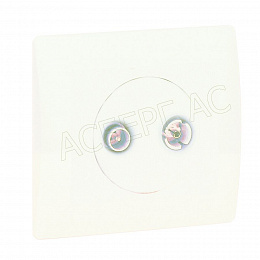 Накладка TV+FM розетки (белый) Galea Life Legrand. Вид 1