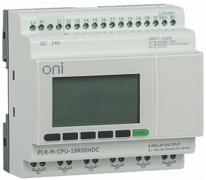 Микро ПЛК PLR-M. CPU DI12/DO06(R) 24В DC ONI. Вид 1