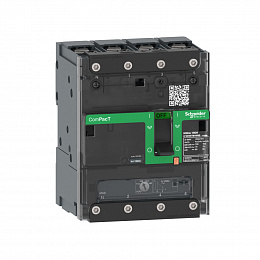 NSXm100E 4P4D TMD BUSBAR 25 Автоматический выключатель 4-полюсный, 25А,16kA Schneider Electric. Вид 1