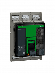 NS1000N Автоматический выключатель 3-полюсный, 1000А, MIC 2.0, 50 kA Schneider Electric. Вид 1