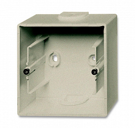 1701-93-507 Коробка 1-постовая для открытого монтажа (шампань) Basic 55 ABB. Вид 1