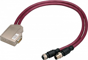 PDA12-FBP.050 адаптор M12-Dsub9-M12 для Profibus DP/V0, DP/V1 ABB. Вид 1