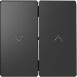 Клавиша-кнопка для жалюзи (антрацит) Merten D-Life Schneider Electric. Вид 1