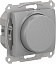 Светорегулятор повор-нажим,LED, RC, 315Вт, мех. (алюминий) Glossa Systeme Electric. Вид 1.