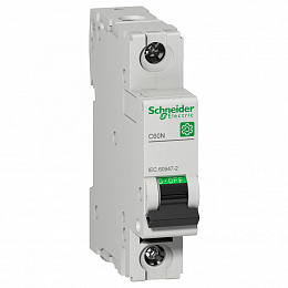 Автоматический выключатель C60N 1-полюсный 20A C Schneider Electric. Вид 1