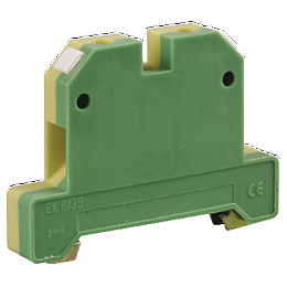 КВИ-2,5-PEN Клемма винтовая 2,5мм² (желто-зеленый) ИЭК. Вид 1