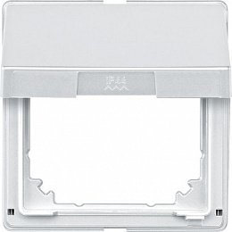 Промежуточное кольцо с крышкой (полярный белый) Merten Aquadesign Schneider Electric. Вид 1