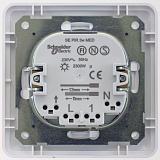 Датчик движения, ИК, pro 2300Вт, в сборе (матовый хром) Wessen 59 Schneider Electric