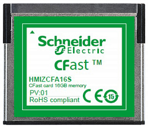 Карта памяти cf объемом 16 гб Schneider Electric. Вид 1