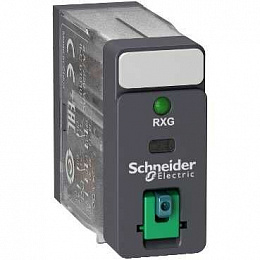 Реле промежут., 5а, 2с/о,=12в, кн. + led Schneider Electric. Вид 1