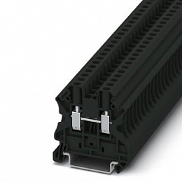 UT 4 BK Проходная клемма до 4 мм² (черная) на DIN-рейку Phoenix Contact. Вид 1