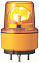 Лампа маячок вращ оранж 12в dc 130мм Schneider Electric. Вид 1.