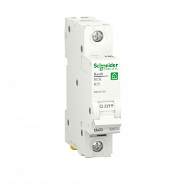 Автоматический выключатель 1-полюсный (АВ), 25А 6кА (хар-ка B) Schneider Electric. Вид 1