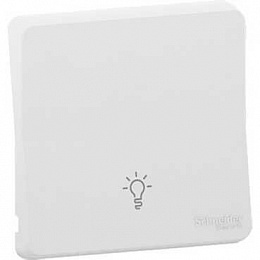 Клавиша с символом "свет", IP55 (белый) Mureva Styl Schneider Electric. Вид 1
