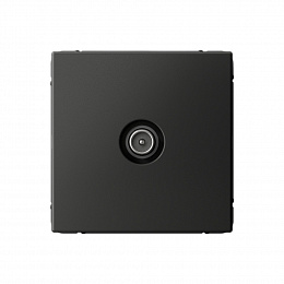 Розетка TV, проходная 4DB, механизм (базальт) ARTGALLERY Systeme Electric. Вид 1
