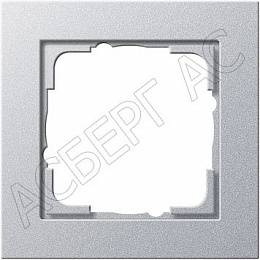 Рамка 1-постовая (алюминий) E2 GIRA. Вид 1