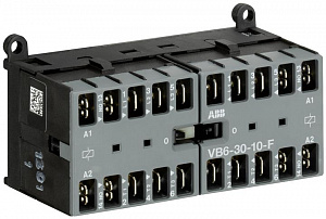 Миниконтактор реверсивный VB6-30-10-F 9A (400В AC3) катушка 24В АС ABB. Вид 1
