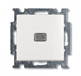 2026 UCN-94-507 Выключатель без фиксации и N-клеммой с клавишей, 1 полюс, нормал ьно-открытый контакт, альпийский белый ABB. Вид 1