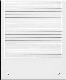 Маркировка ряда MG-CPMFA 43196 (12x105 WH) для серии SNK, 12x105 мм, 7 маркеров в карте, 350 маркеров в упаковке TYCO. Вид 1