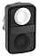 Головка кнопки двойная без маркировки ч zb4ba71207 Schneider Electric. Вид 1.