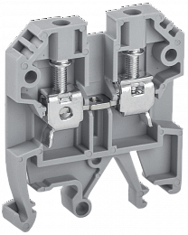 КВИ-4мм² Клемма винтовая (серая) ИЭК. Вид 1