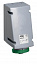 332RL2W Розетка для монтажа на поверхность с подключением шлейфа , 32A, 3P+E, IP67, 2ч ABB. Вид 1.