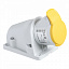 Розетка настенная винт 32а 100-130 3P-E IP44 Schneider Electric. Вид 1.