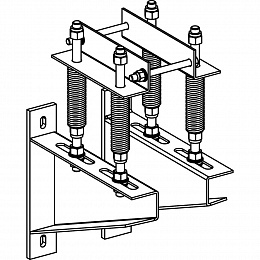 вертикальный настенный крепеж Schneider Electric. Вид 1