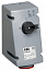 316MVS3W Розетка 316MVS6WH, 16A, 3P+E, IP67, 3ч ABB. Вид 1.