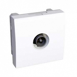 Tv розетка оконечная белая ral9003 Schneider Electric. Вид 1