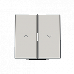 8596.22 DN Клавиша для 2-клавишных выключателей/переключателей/кнопок жалюзи с символом ВВЕРХ/ВНИЗ по центру, SKY, Дюна ABB. Вид 1