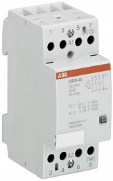 Контактор модульный ESB-24-30 (24А AC1) катушка 230В AC/DC ABB. Вид 1