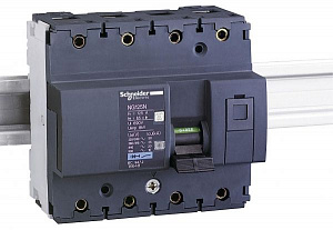NG125N 3P+N 100A Автоматический выключатель 3P+N, 100А, 25kA (хар-ка C) Schneider Electric. Вид 1