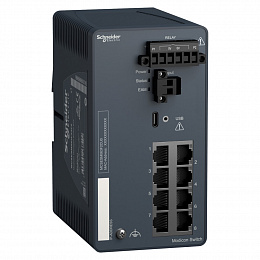Коммутатор управляемый Modicon, 8TX Schneider Electric. Вид 1