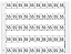 DY10/6.5 (81-90) Маркировка номеров горизонтальная (1 пластина 30 шт) Klemsan. Вид 1.
