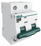 ВА-201 Автоматический выключатель 2-полюсный, 100А, 10kА (хар-ка С) DEKraft