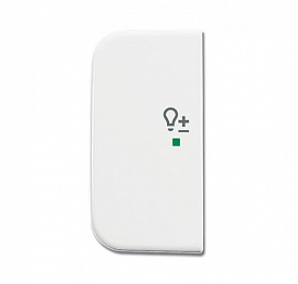 SRD-2-L-214 Клавиша дв. лев., светорег., альп. ABB. Вид 1