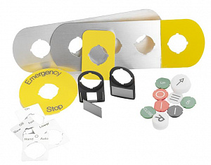 COS  Шильдик MA6-1016 для пластикового кнопочного поста ABB. Вид 1