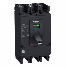 Термо-магнитный 3-х полюсый автомат 400А 36kA, подключ. под шину Schneider Electric. Вид 1