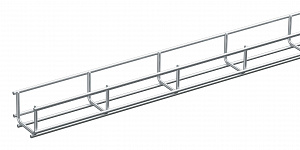 Лоток проволочный 53/45-4 l=2,5m оцинк Schneider Electric. Вид 1