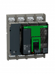 NS630bN Автоматический выключатель 4-полюсный, 630А, MIC 2.0, 50 kA Schneider Electric. Вид 1