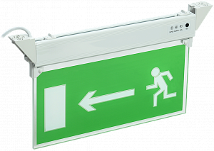ССА 2102 Светильник аварийный, 3ч, 3Вт, НАЛЕВО, IP20 ИЭК. Вид 1