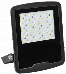 Прожектор LED СДО 08-150 PRO 120град 5000К IP65 черный IEK. Вид 1