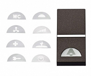 N2004.6 Шильдик с символом "ТОЧКА" ABB. Вид 1