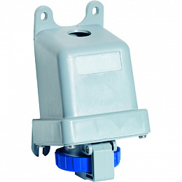232 RS12W Розетка для монтажа на поверхность 232RS12W, 32A, 2P+E, IP67, 12ч ABB. Вид 1