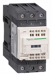 Контактор 3-х полюсный 40A 220В DC (пружинный зажим) Schneider Electric. Вид 1