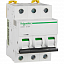 iC65N 3P 25А Автоматический выключатель 3-полюсный, 25А, 6кА (хар-ка D) Schneider Electric. Вид 1.